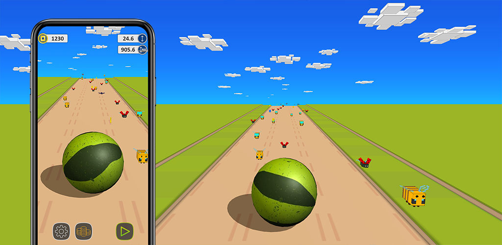 Screenshot of the video of Field Run