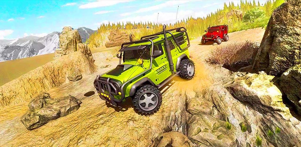 Offroad Jeep Driving Simulator Game Screenshot