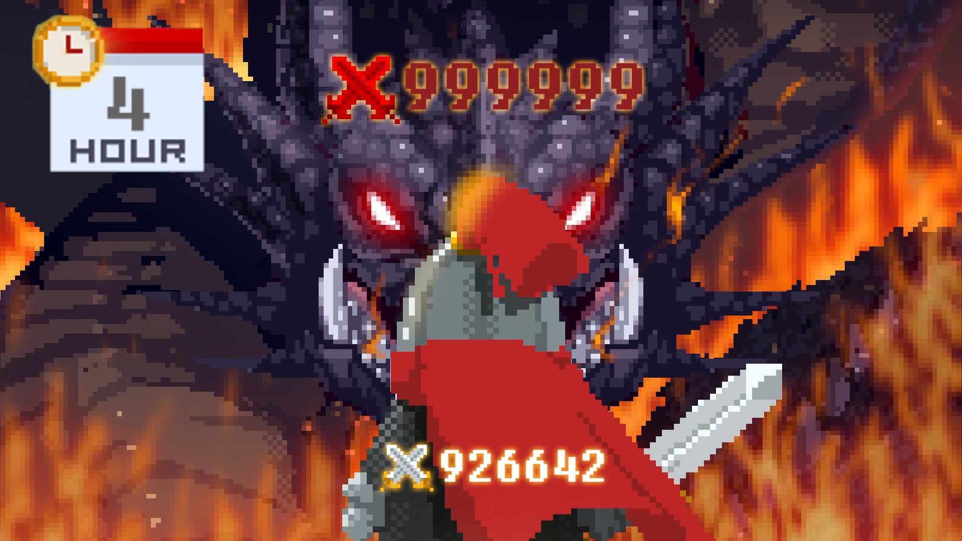 Captura de Tela do Jogo Retro Hero Mr Kim : Idle RPG