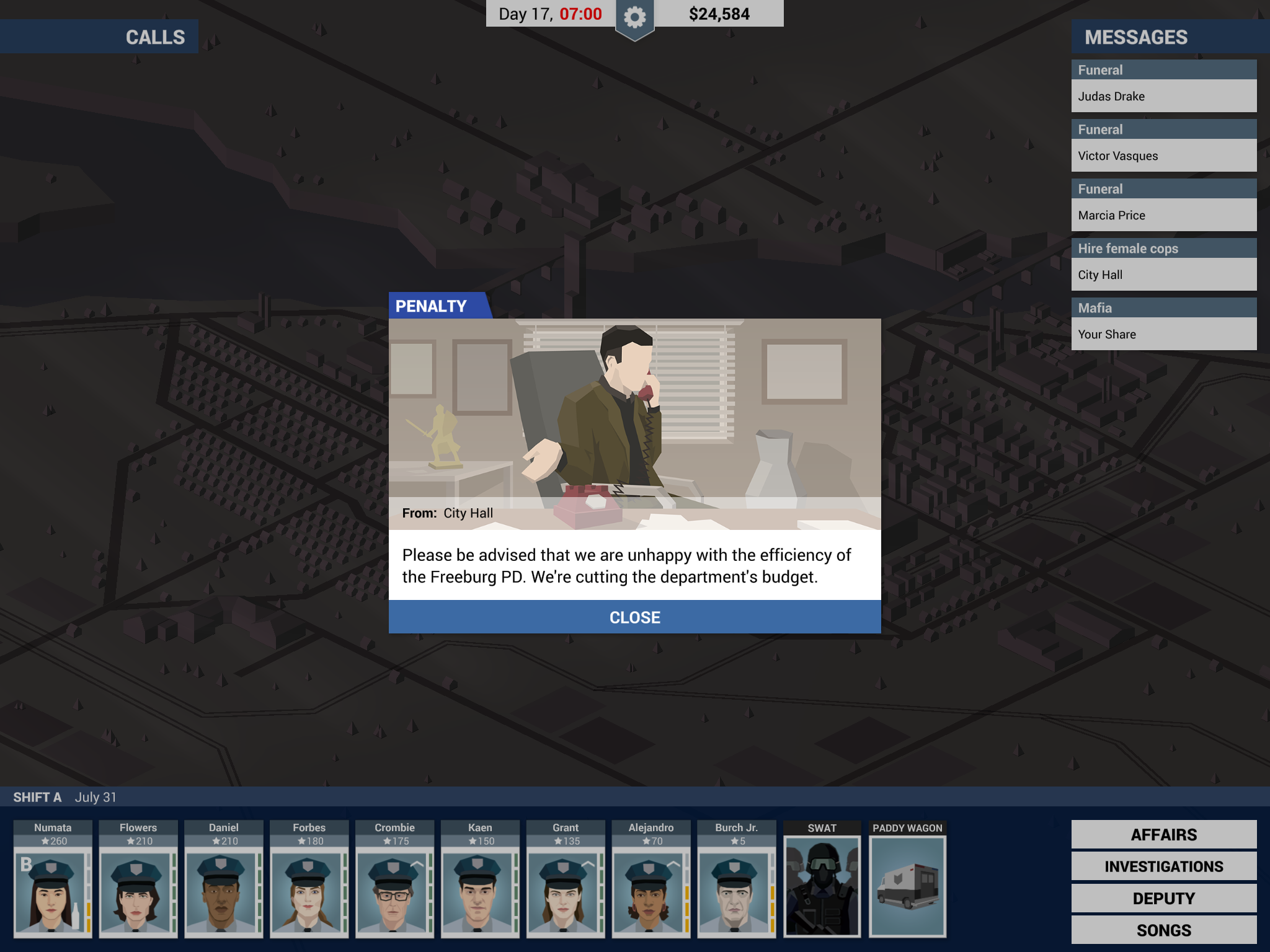 This Is the Police Game Screenshot