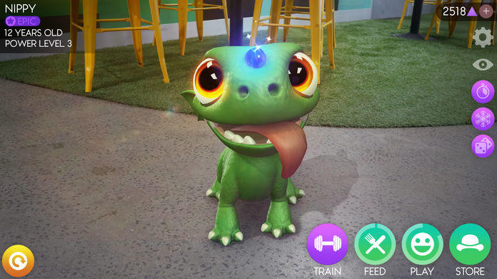 AR Dragon Game Screenshot