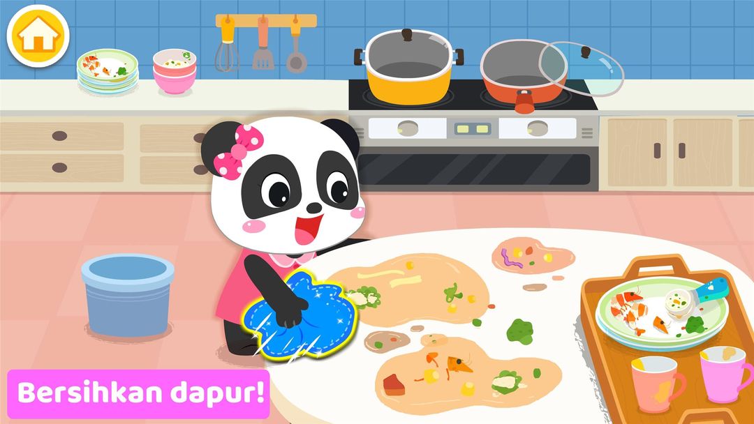 Hidup Bayi Panda: Bersih-bersih screenshot game