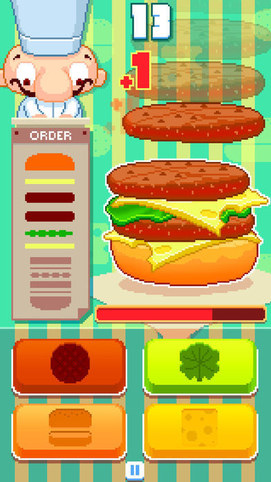 Feed’em Burger screenshot game