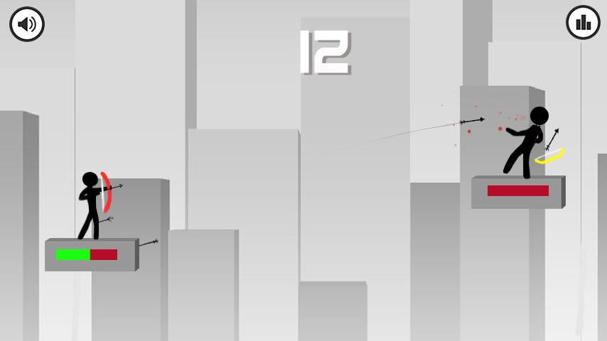 Screenshot of Stickman Archer: Bow and Row