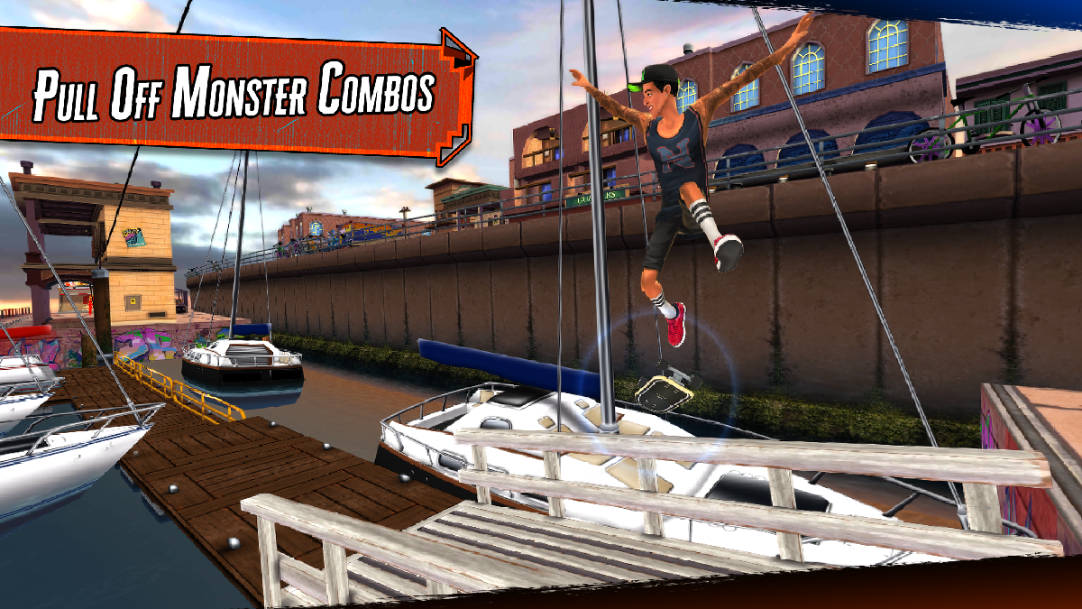 Nyjah Huston: #Skate life Game Screenshot