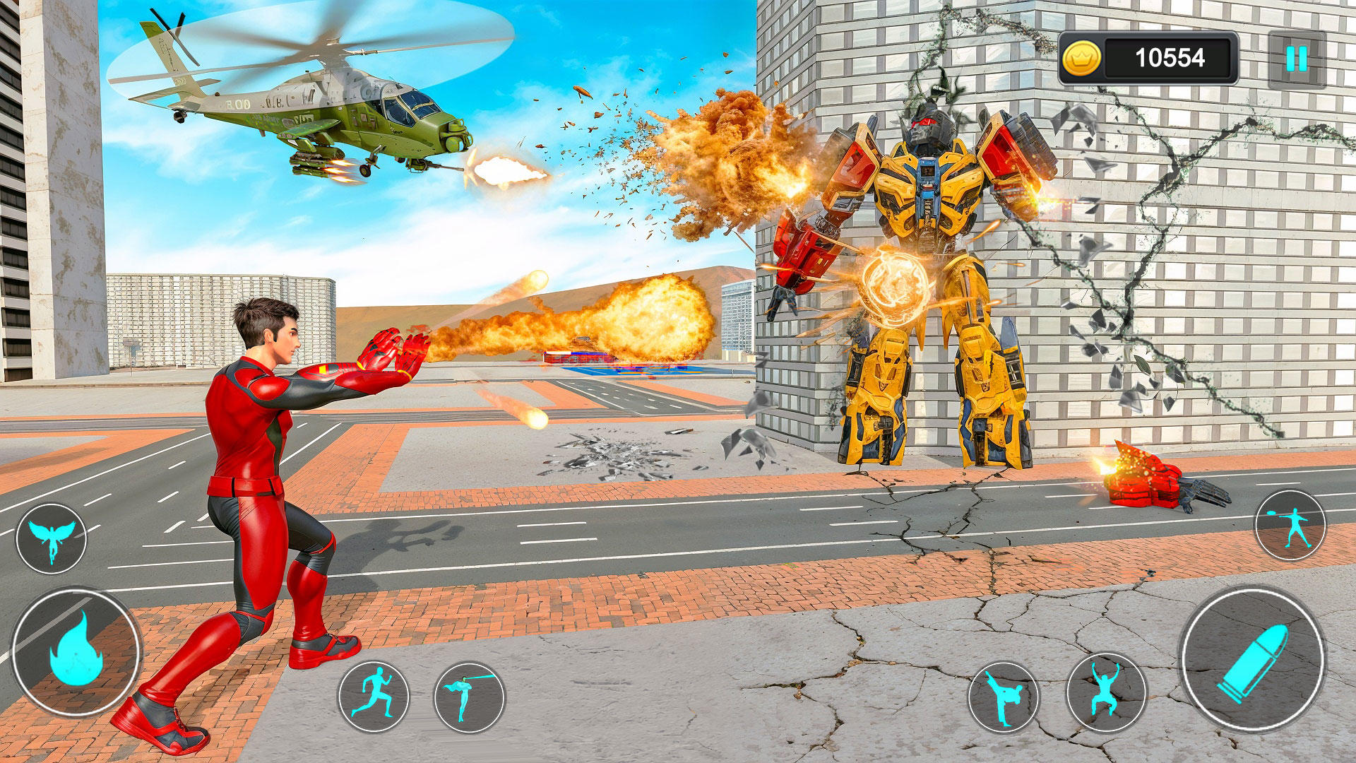 Steel Hero: Iron Hero Games Game Screenshot