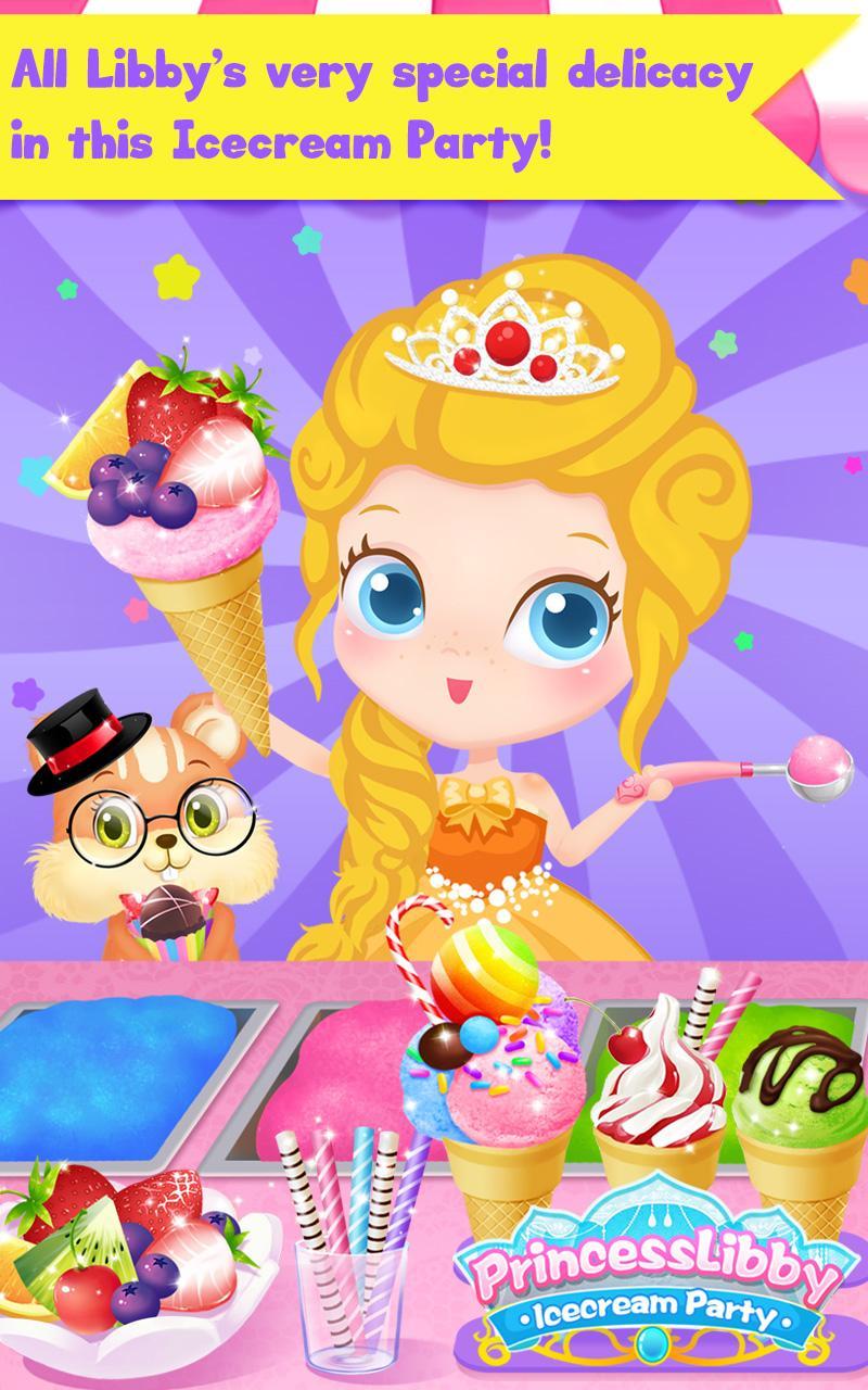 Screenshot 1 of Принцесса Либби: Вечеринка с мороженым 2.7.0