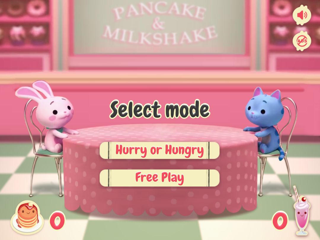 Pancake and Milkshake! 게임 스크린 샷