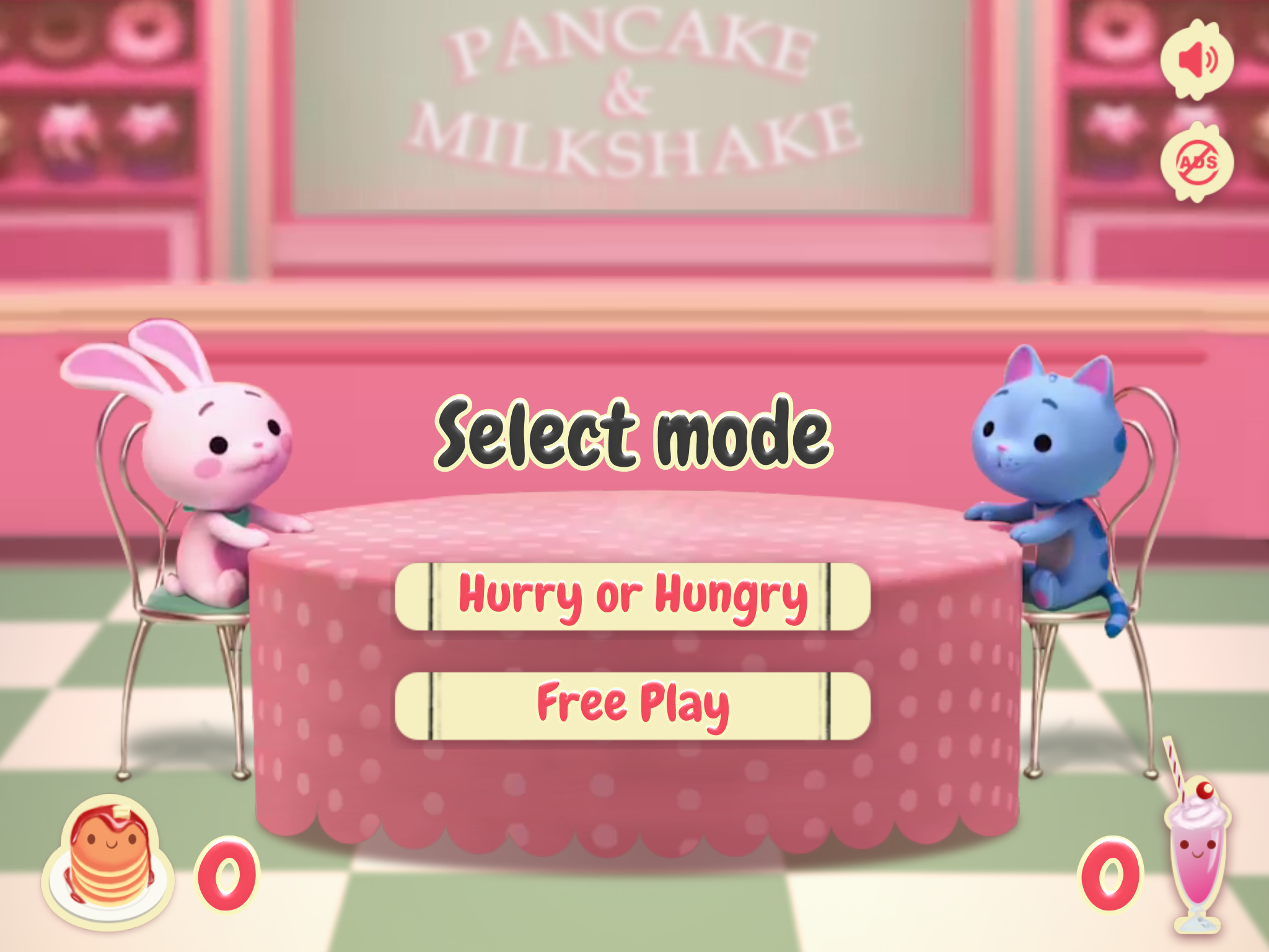 Pancake and Milkshake! Game Screenshot