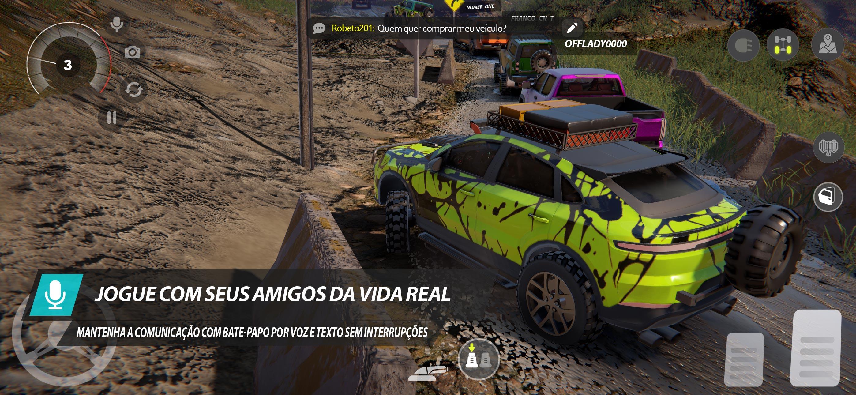 Captura de Tela do Jogo Offroad League Online