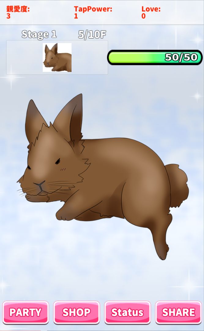 Rabbit　Friend screenshot game