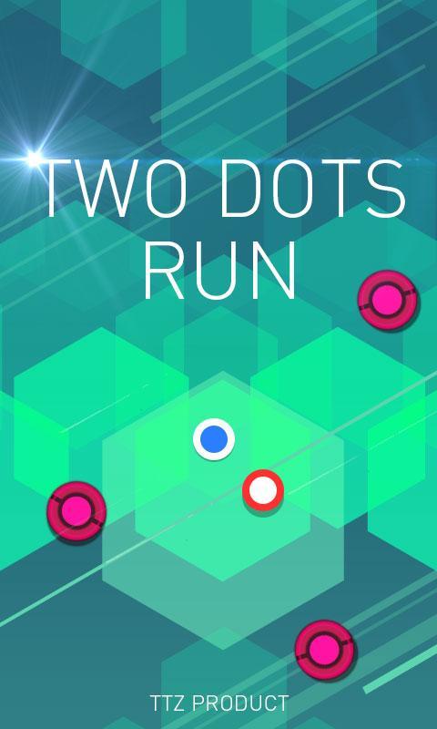 双旋 TwoDots Run ภาพหน้าจอเกม