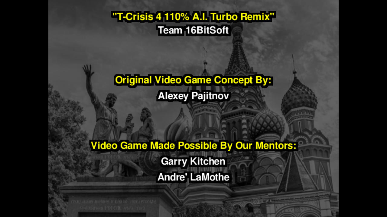 "T-Crisis 4 110% A.I. Turbo Remix™" Tetris 게임 스크린 샷
