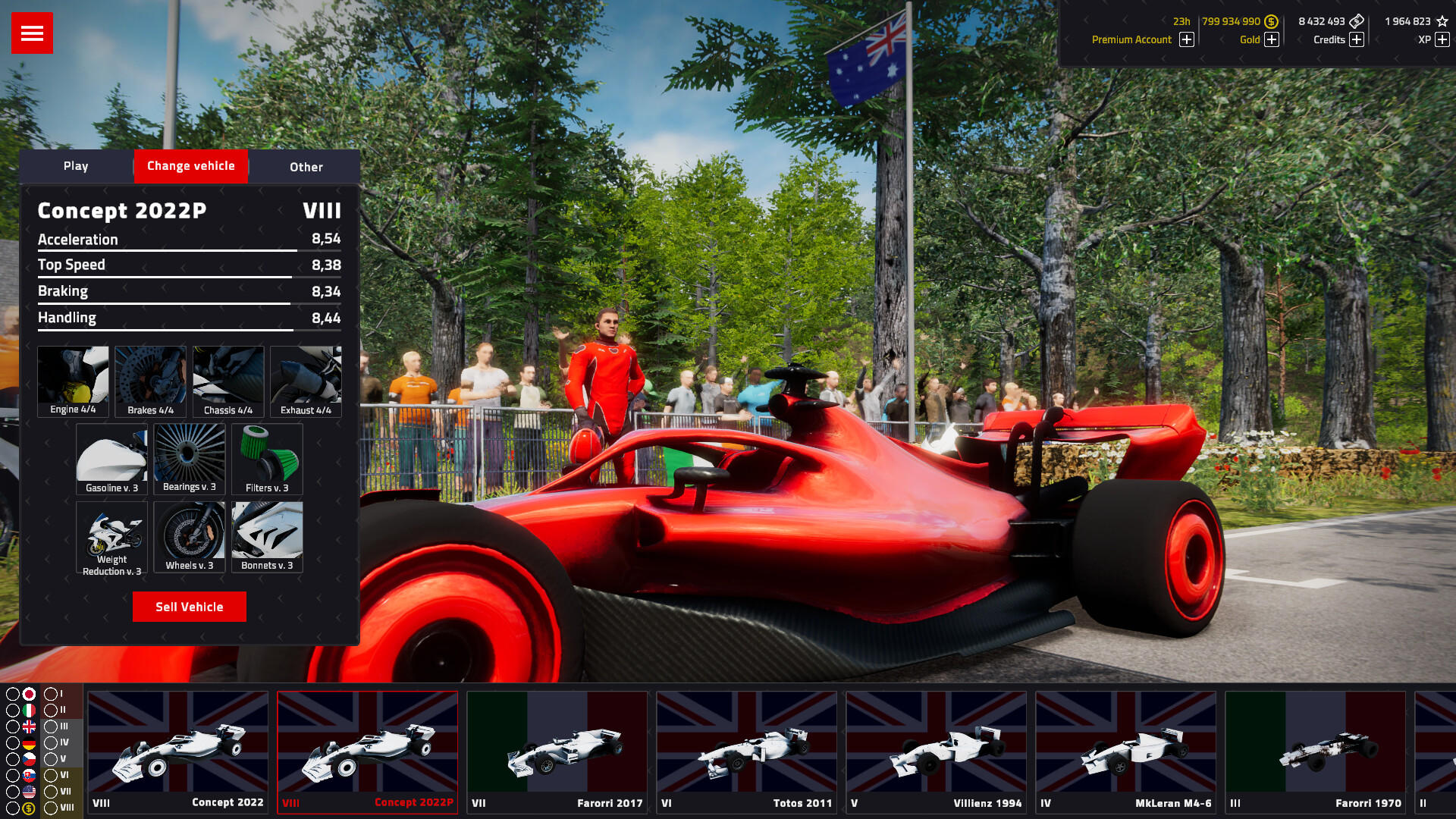 Screenshot of Formula Evolution 2024