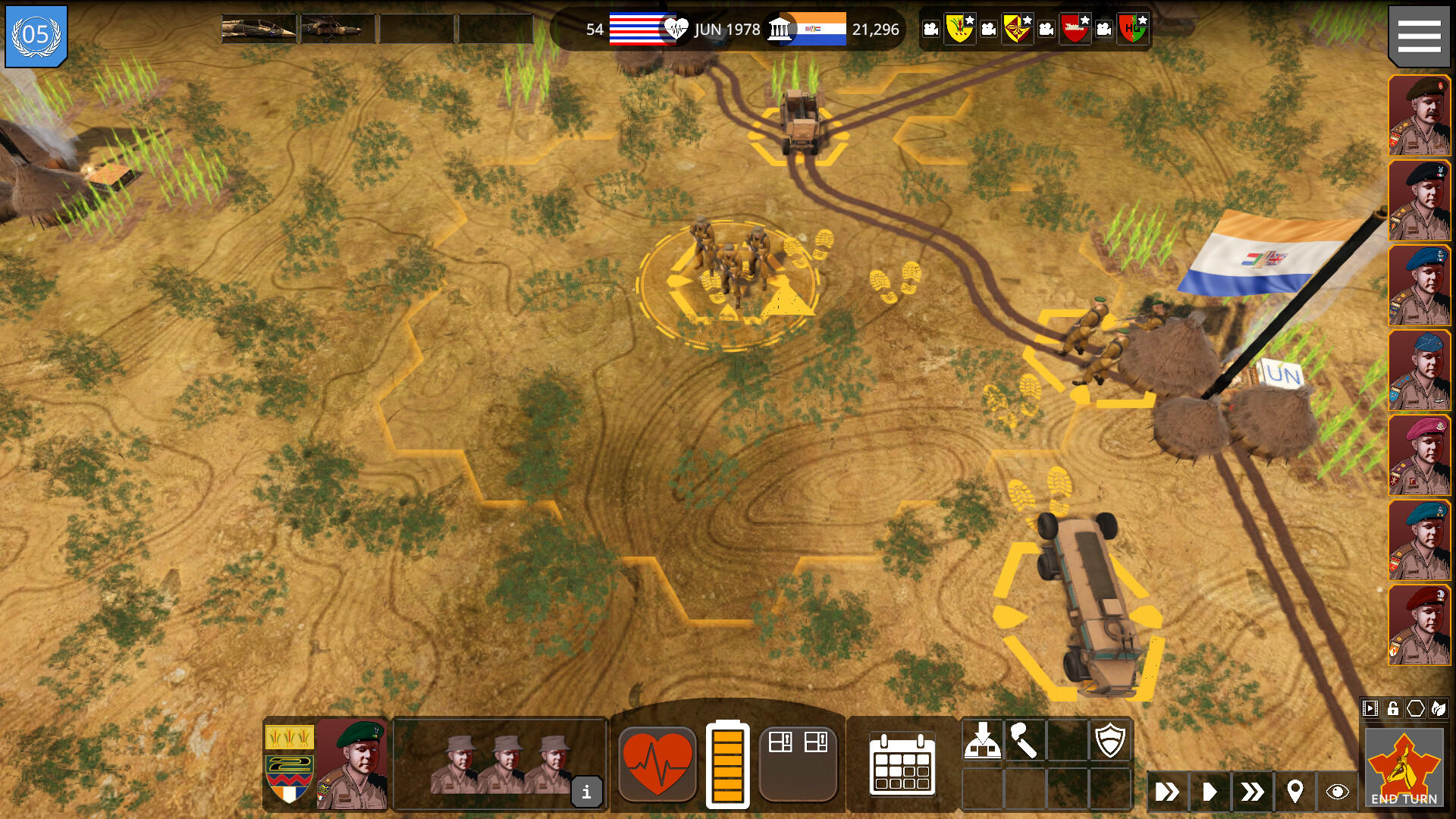 Angola '86 Game Screenshot