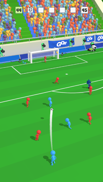 Скриншот игры Super Goal - 스틱맨 축구