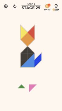 ZEN Block™-tangram puzzle game Game Screenshot