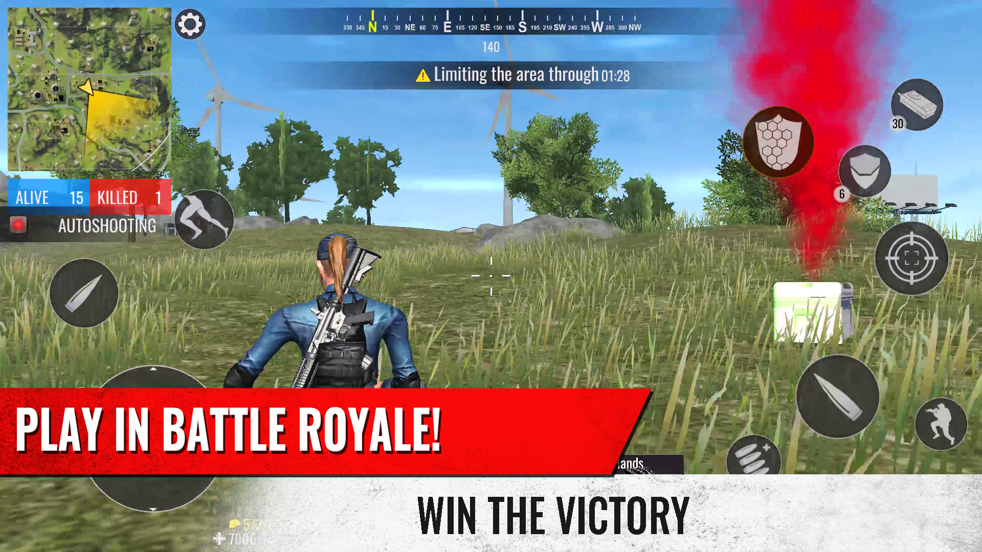 Hunt Zone: Fire Battle Royale Game Screenshot