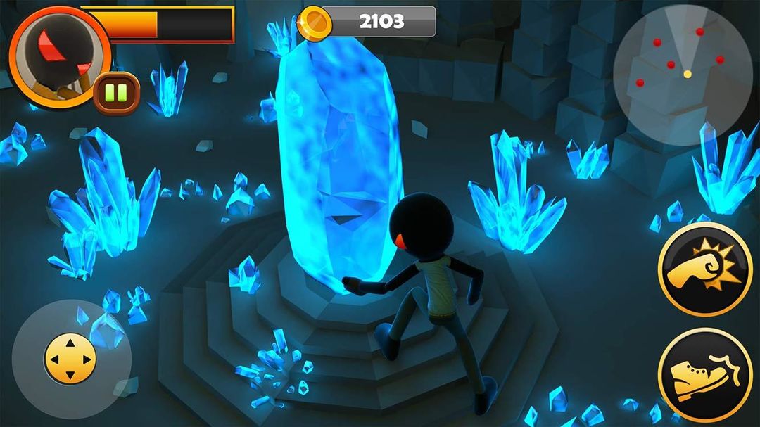 Scary Cave Stealth Escape 3D 게임 스크린 샷