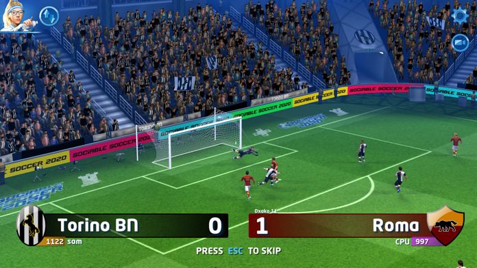 Screenshot of Sociable Soccer 2020