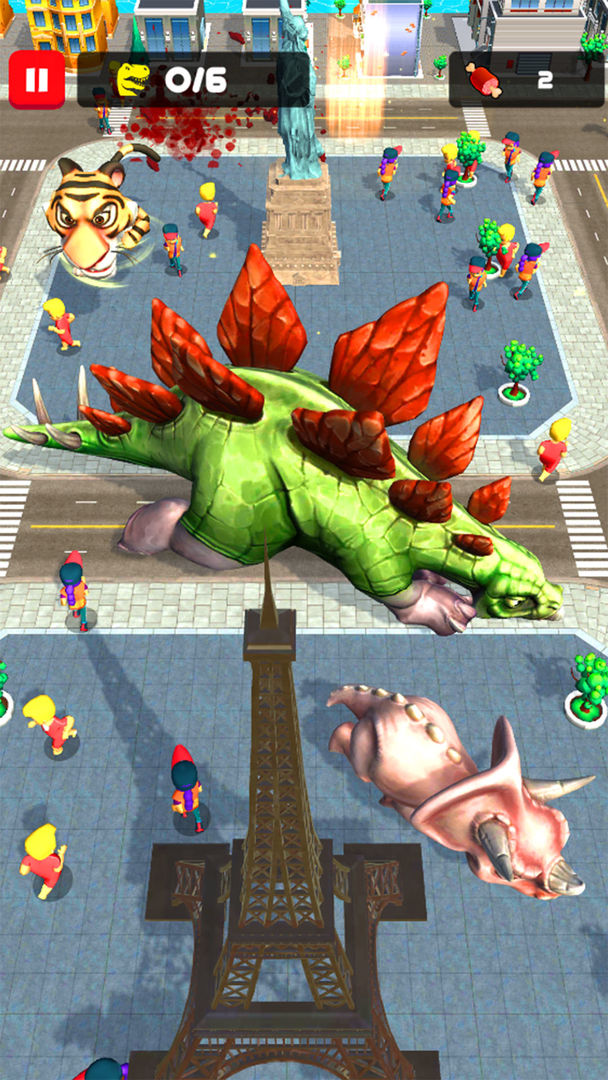 Screenshot of Rampage : Smash City Monster