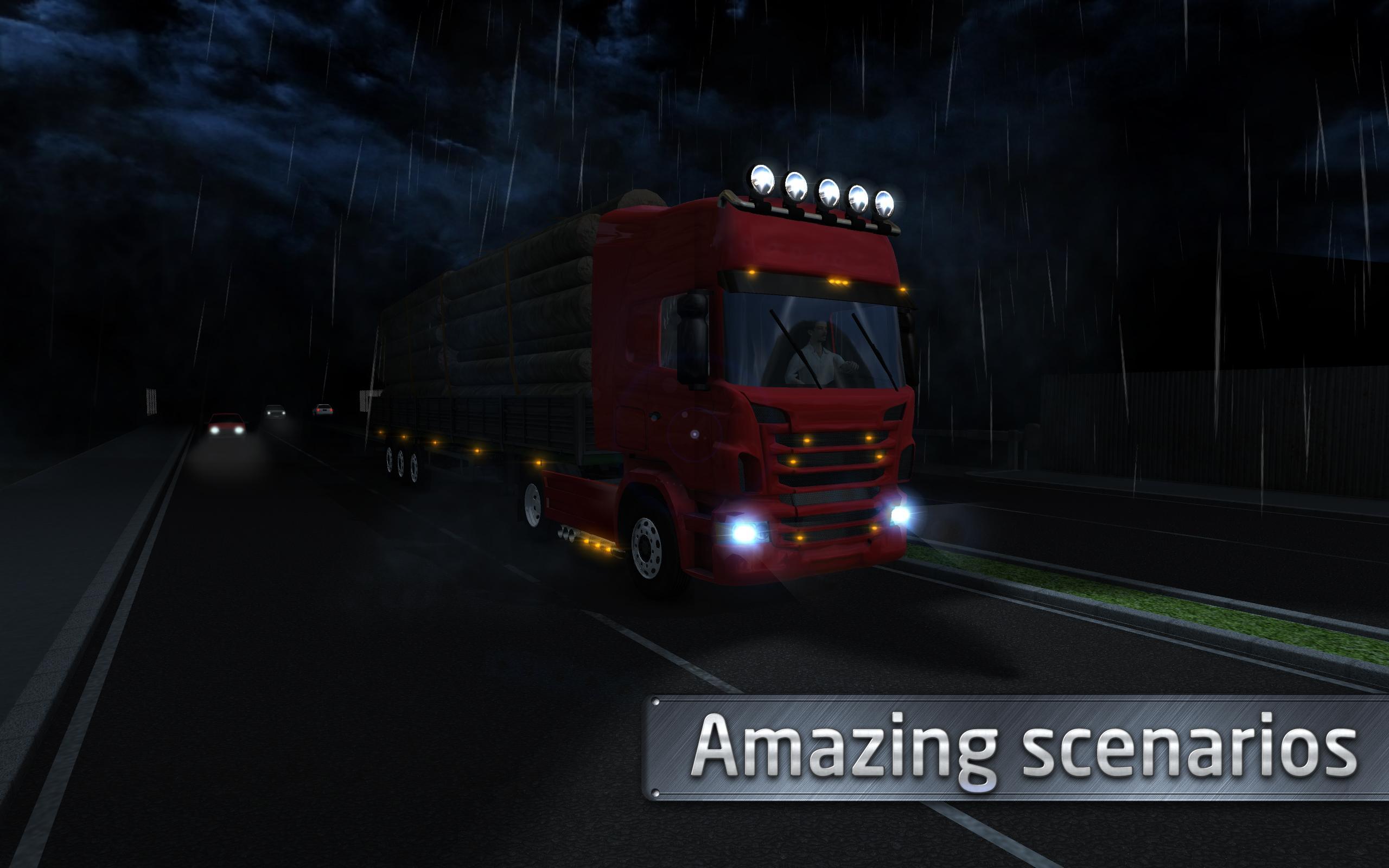 European Truck Simulator Game Screenshot