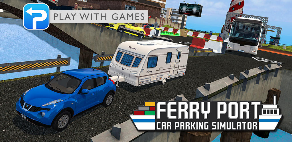 Banner of Ferry Port Trucker Parking Sim 