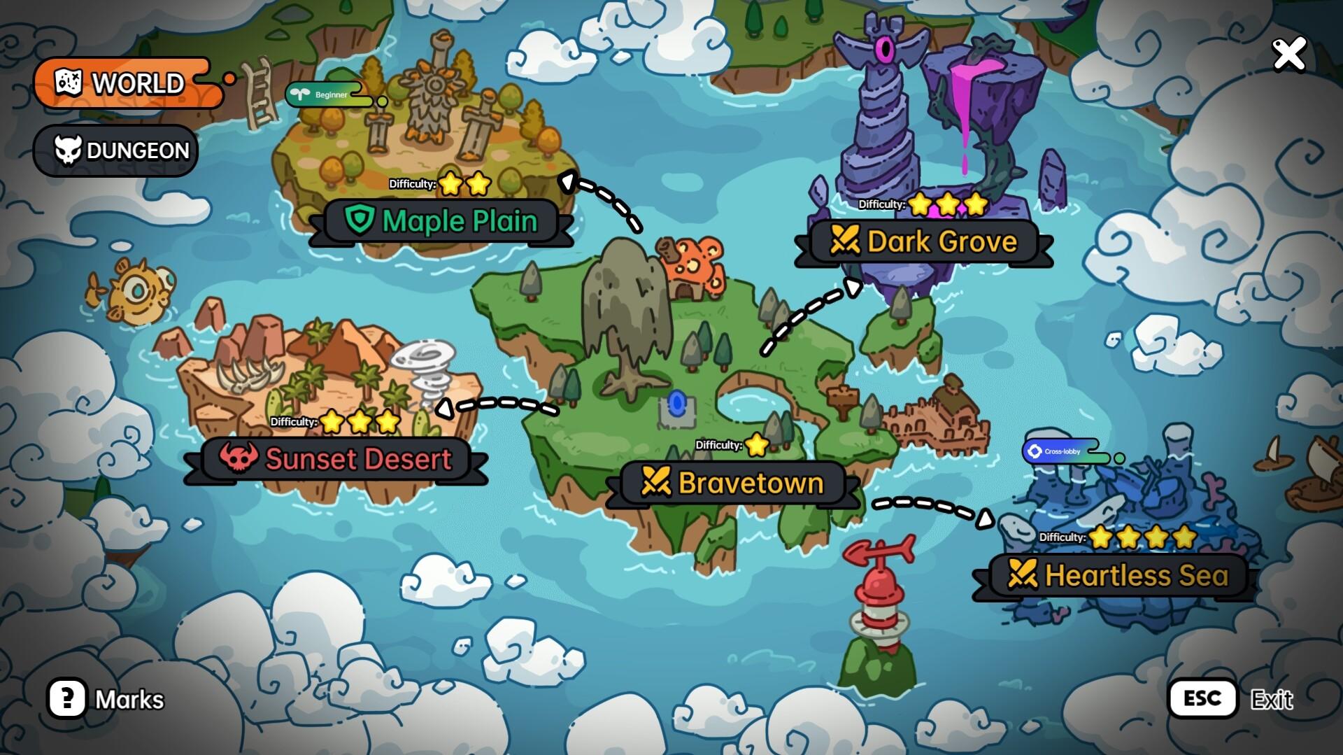 Screenshot of Hero's Land