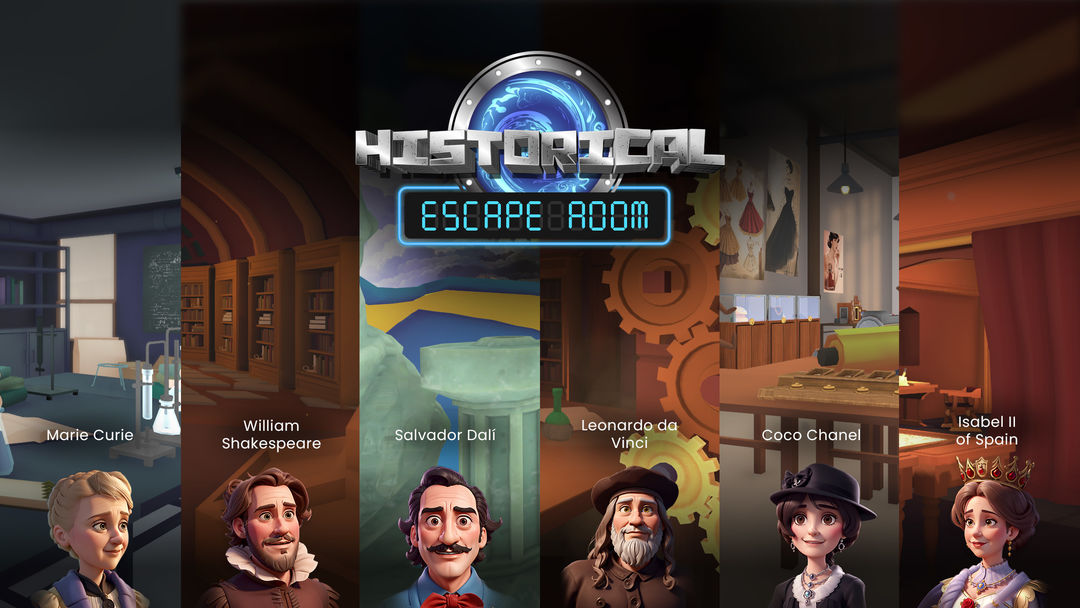 Screenshot of Historical Escape Room - game