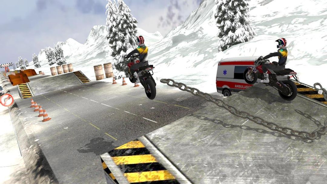 Chained Bike Games 3D 게임 스크린 샷