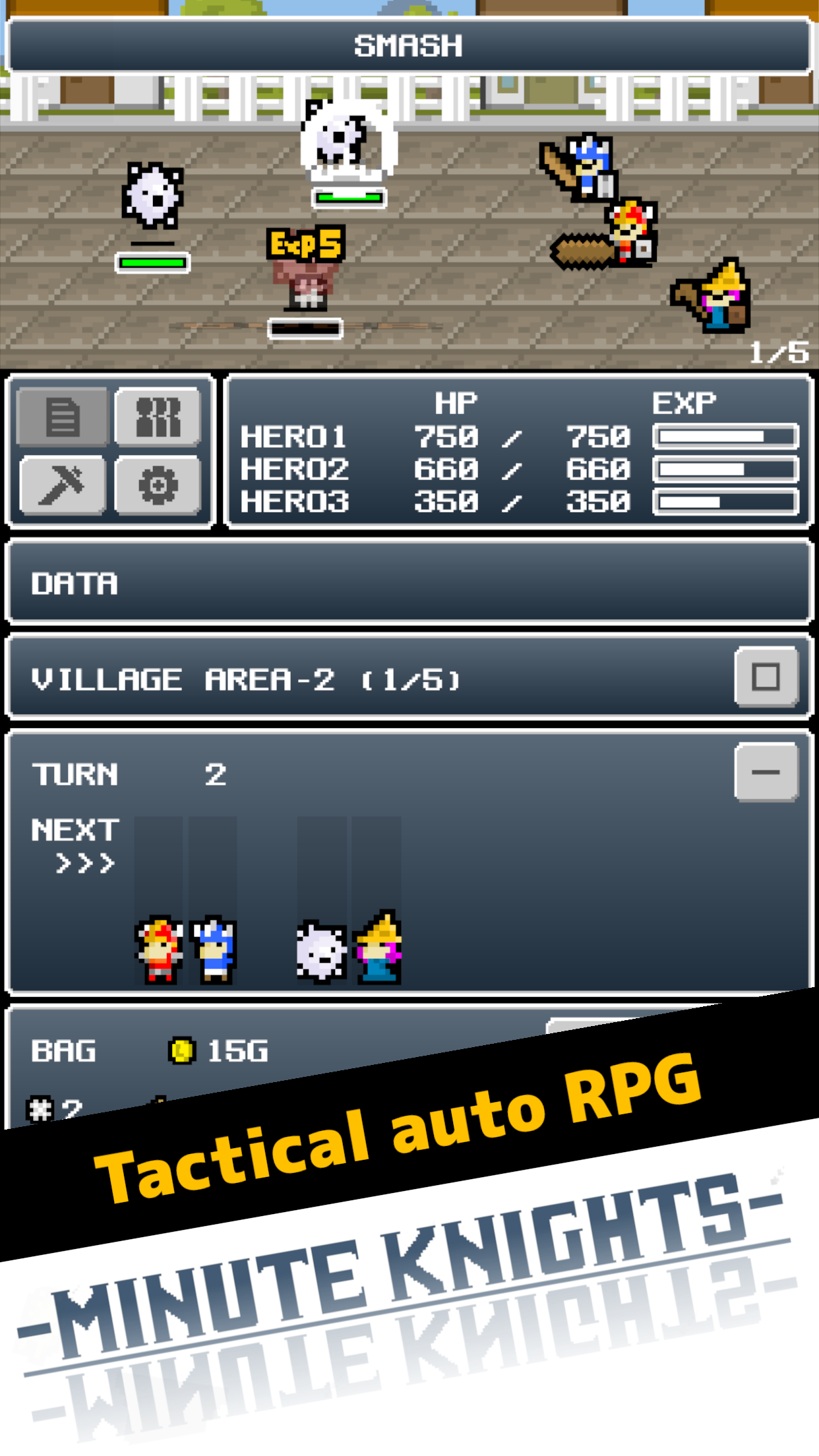 Cuplikan Layar Game MinuteKnights