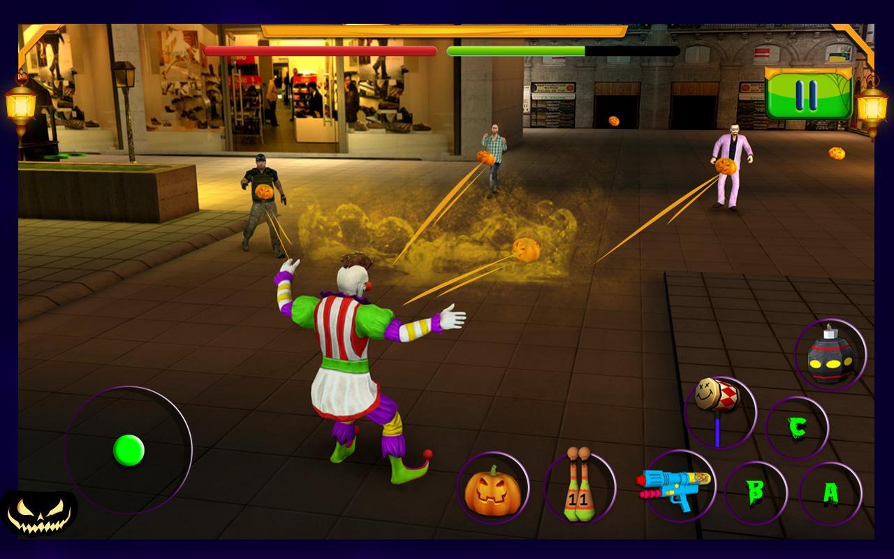Scary Clown : Halloween Night Game Screenshot
