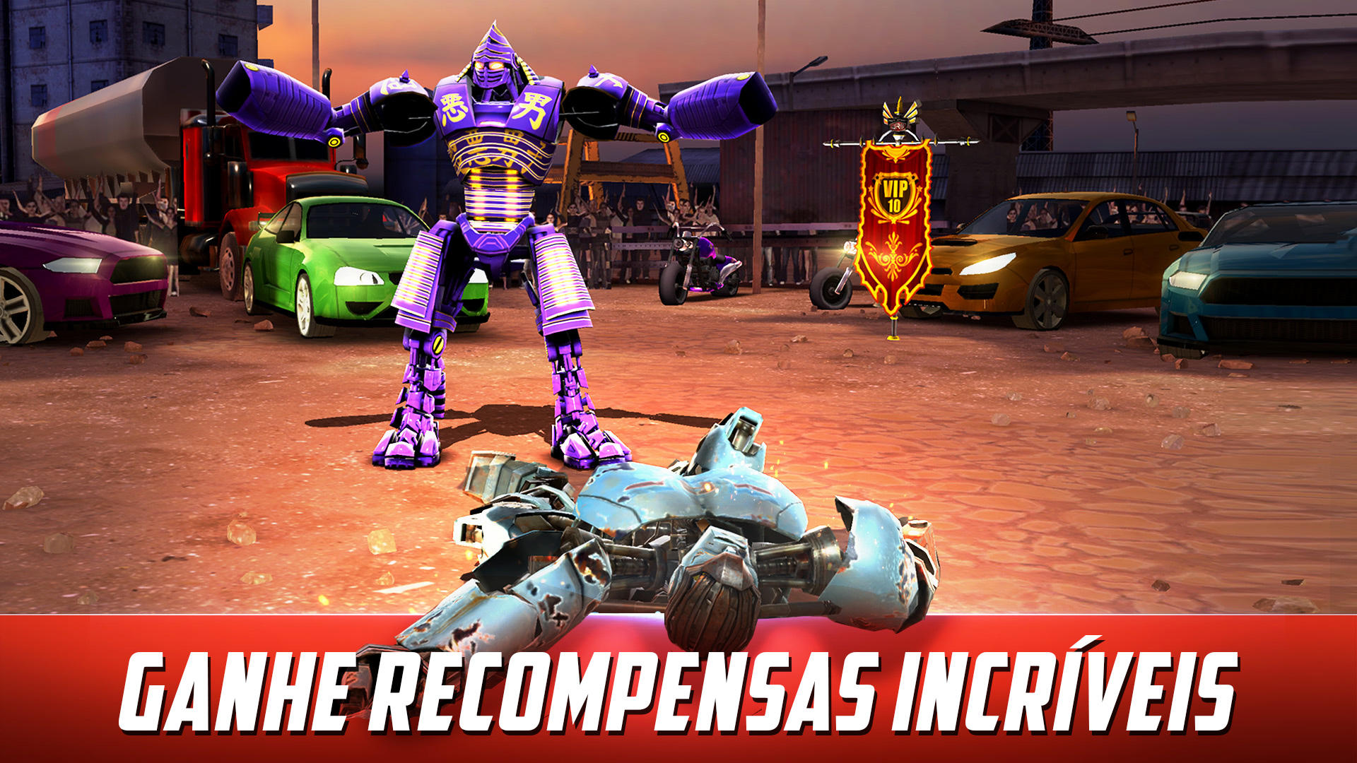 Captura de Tela do Jogo Real Steel World Robot Boxing