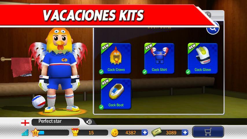 Captura de Pantalla del Juego Perfect Kick - fútbol