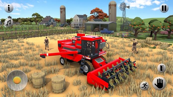 Скриншот игры Farming Simulator Harvest Game