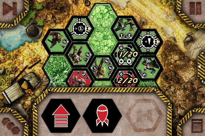 Neuroshima Hex Puzzle screenshot game
