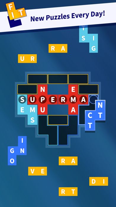 Screenshot of Flow Fit - Word Puzzle