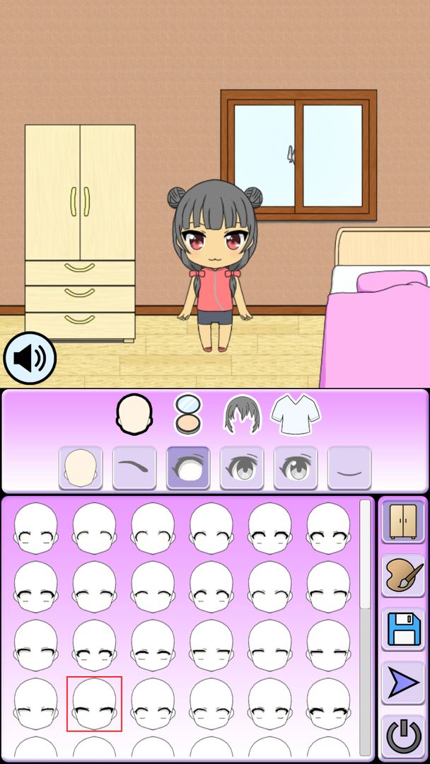 Screenshot of D-Style Character Maker - Chibi Dress up
