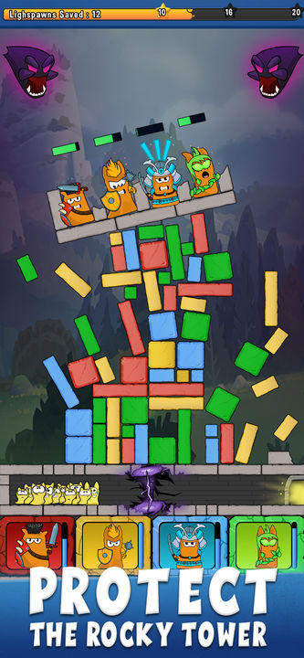 Screenshot 1 of Rocky Towers - Puzzle Defense 1.0.43
