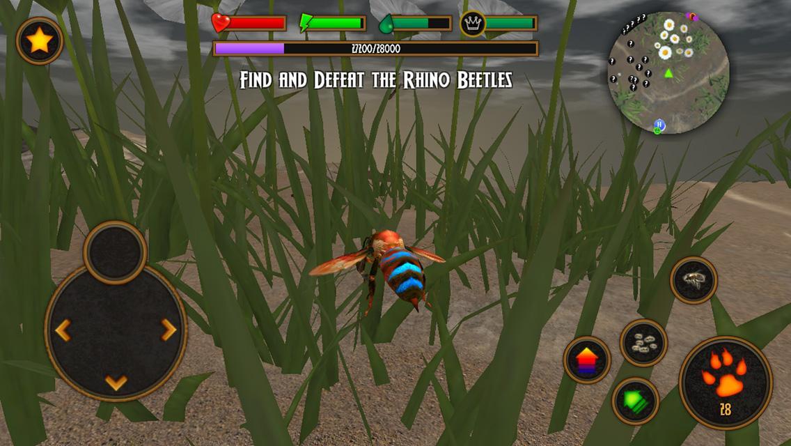 Honey Bee Simulator ภาพหน้าจอเกม