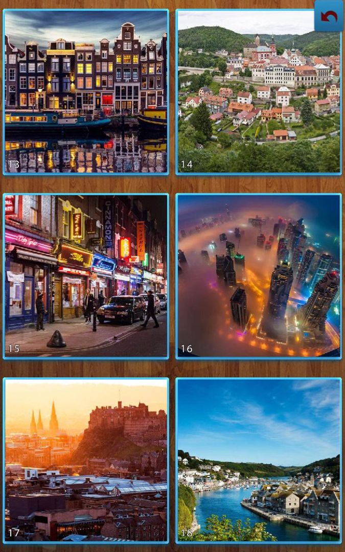 Screenshot of City Jigsaw Puzzles