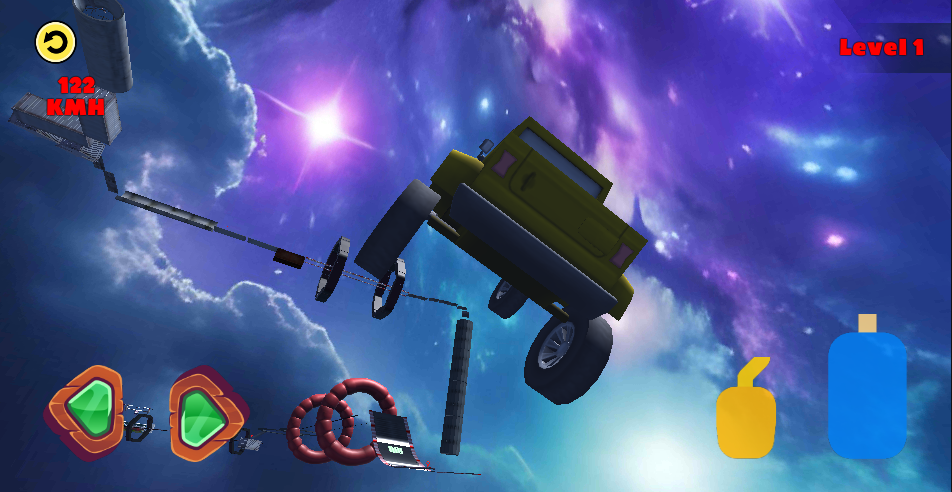 Скриншот игры 3D Ramp RacerIndian Car Pickup