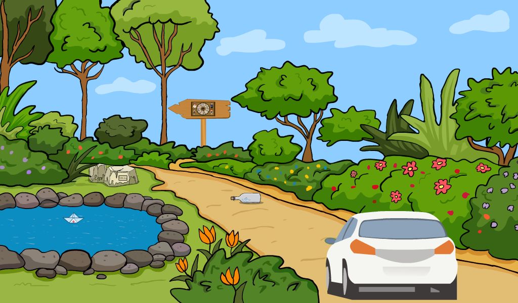 Forest Car Escape 게임 스크린 샷