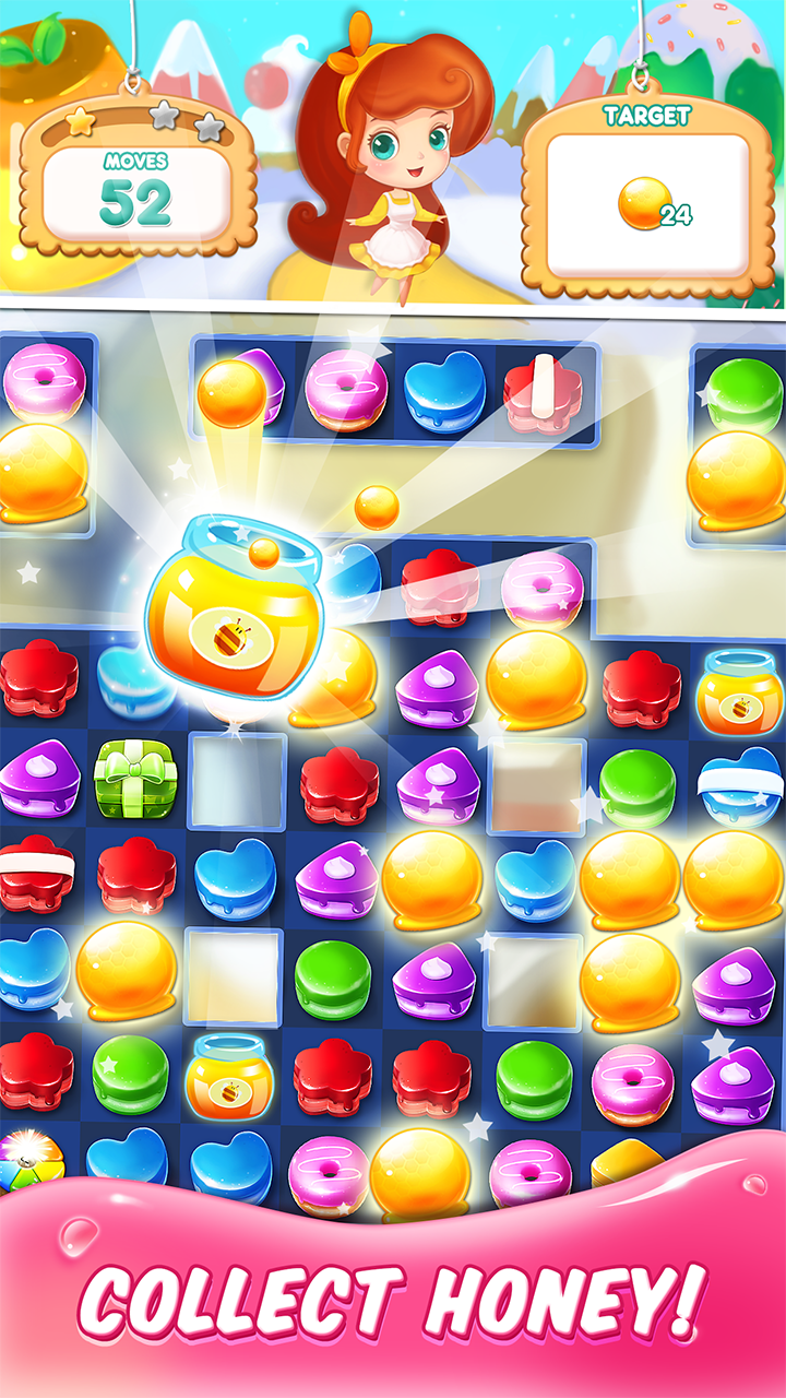 Cake Match 3 Mania ゲームのスクリーンショット