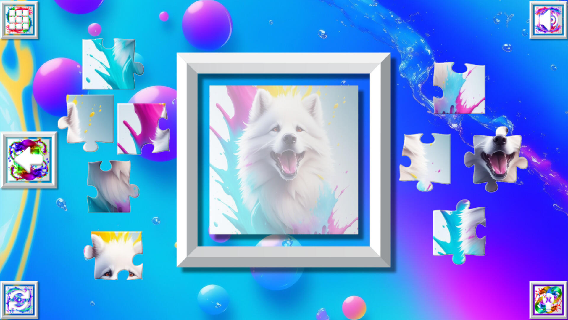 Screenshot 1 of Spruzzi di colore: cani 