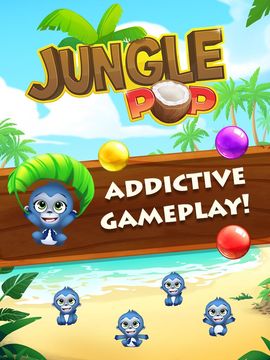 Jungle POP Bubble Shooter Game Screenshot