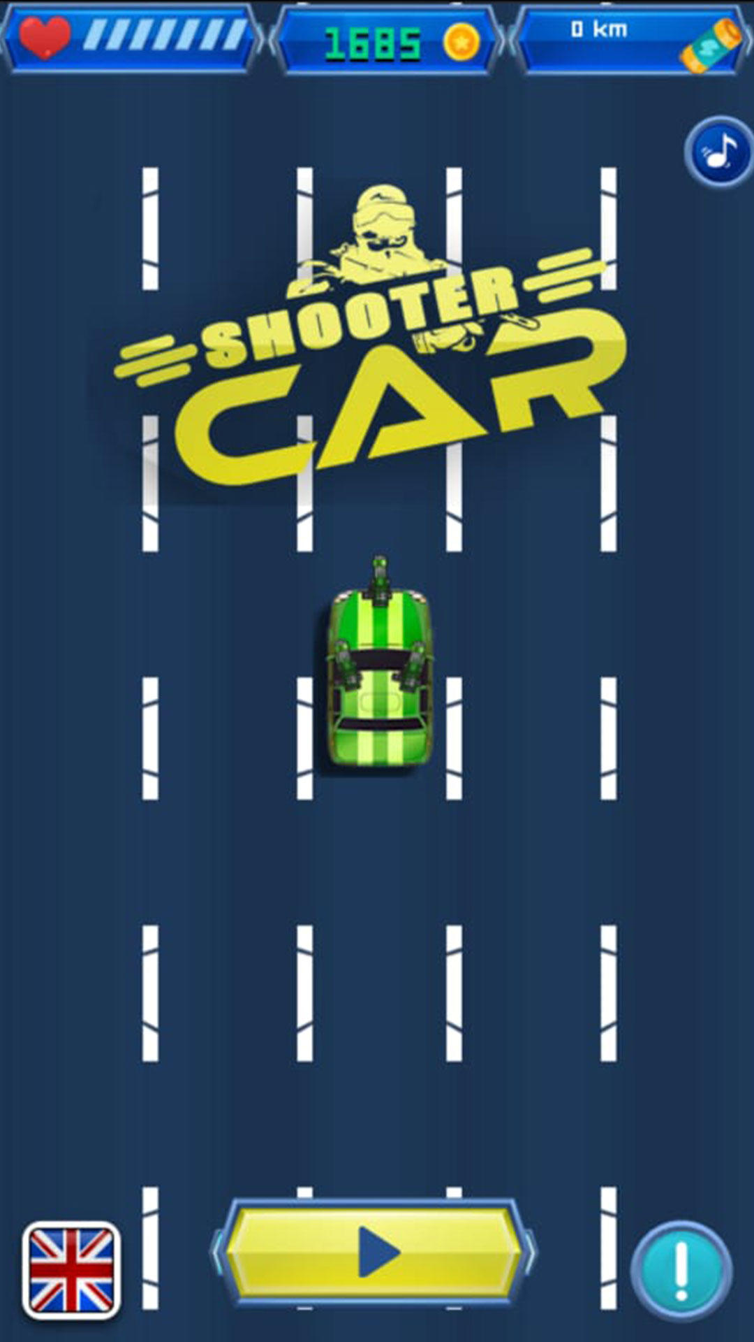 Shooter Car Game Screenshot