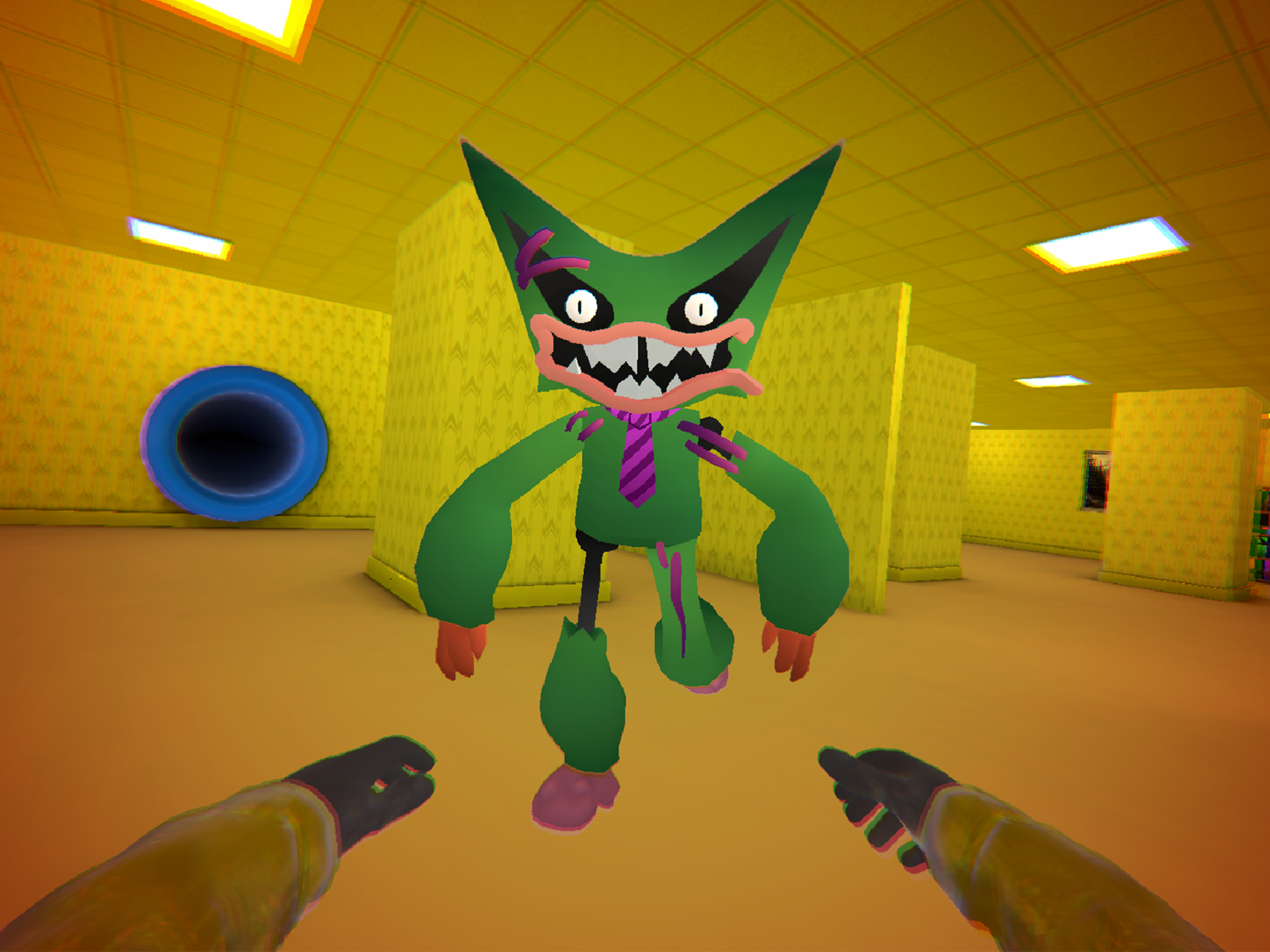 Hide in The Backrooms: Horror Game Screenshot