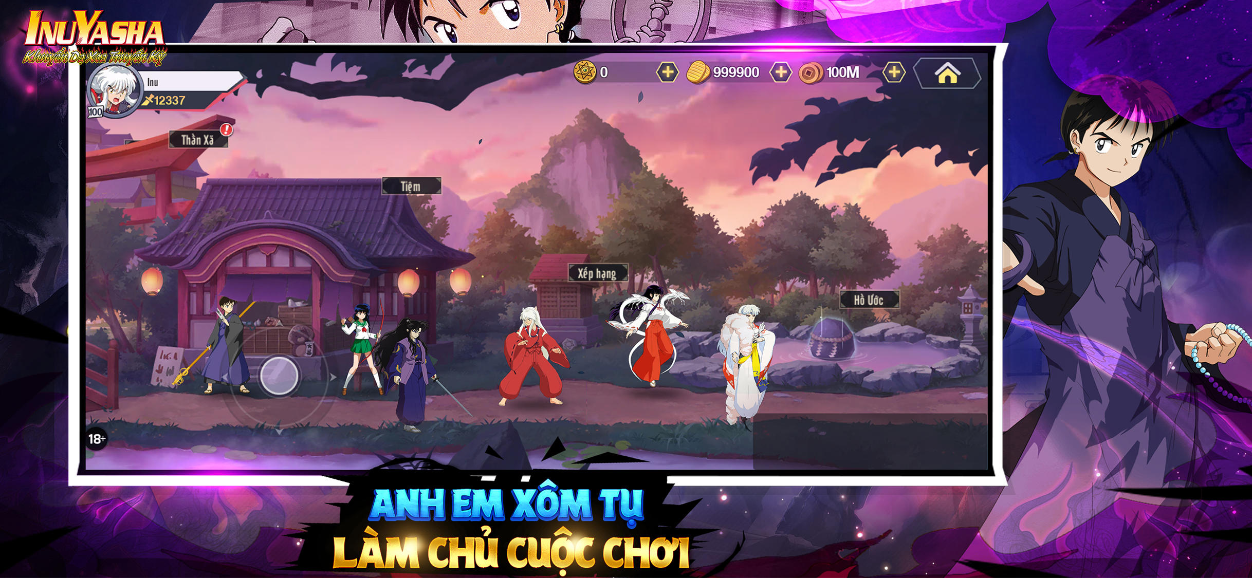 Khuyển Dạ Xoa Truyền Kỳ - IP InuYasha Game Screenshot