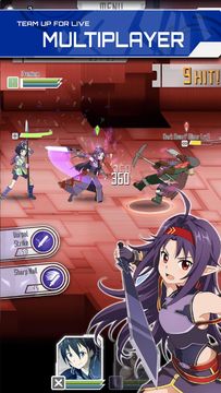 SWORD ART ONLINE;Memory Defrag Game Screenshot